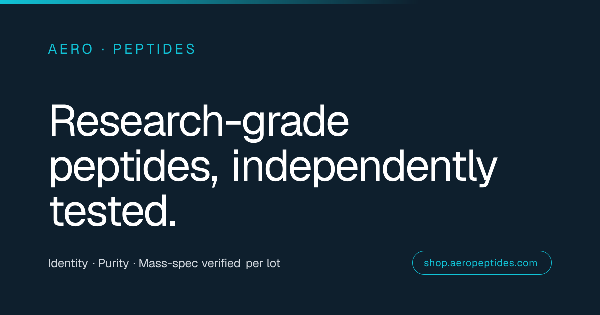 Aero Peptides — Research-Grade Peptides